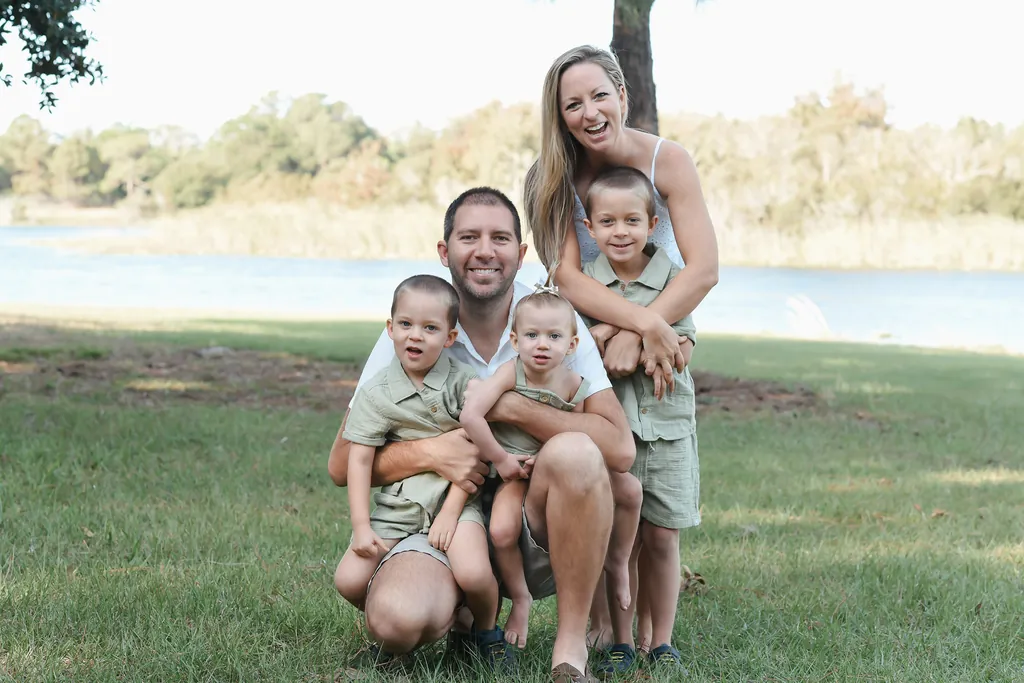 Dr. Sorelle and family at Largo Dental One